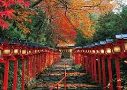 Red Lanterns in Kyoto